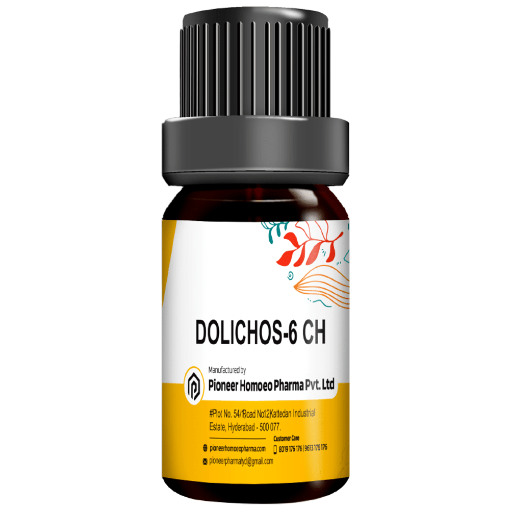 Pioneer Pharma Dolichos Globules Pellets Multidose Pills 6 CH Pioneer Pharma Dolichos Globules Pellets Multidose Pills 6 CH