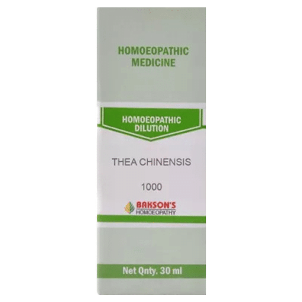 Bakson's Homeopathy Thea Chinensis Dilution 1000 CH Bakson's Homeopathy Thea Chinensis Dilution 1000 CH