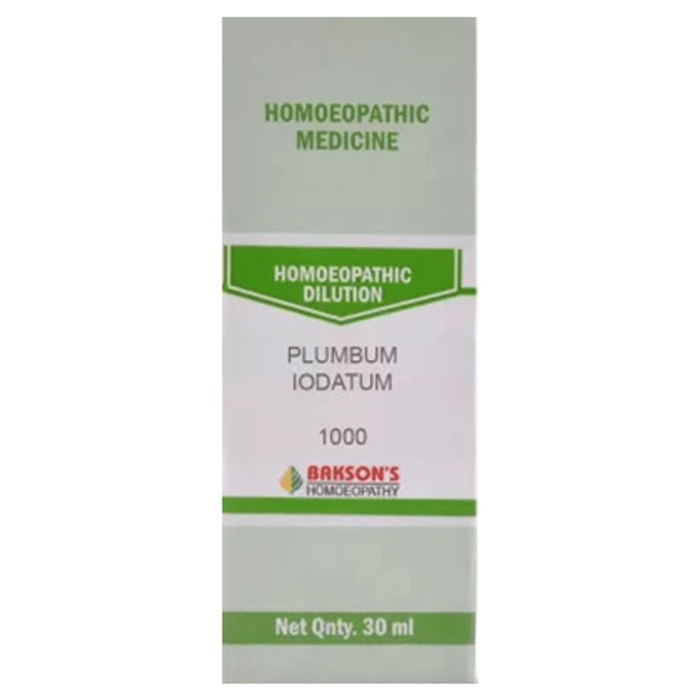 Bakson's Homeopathy Plumbum Iodatum Dilution 1000 CH