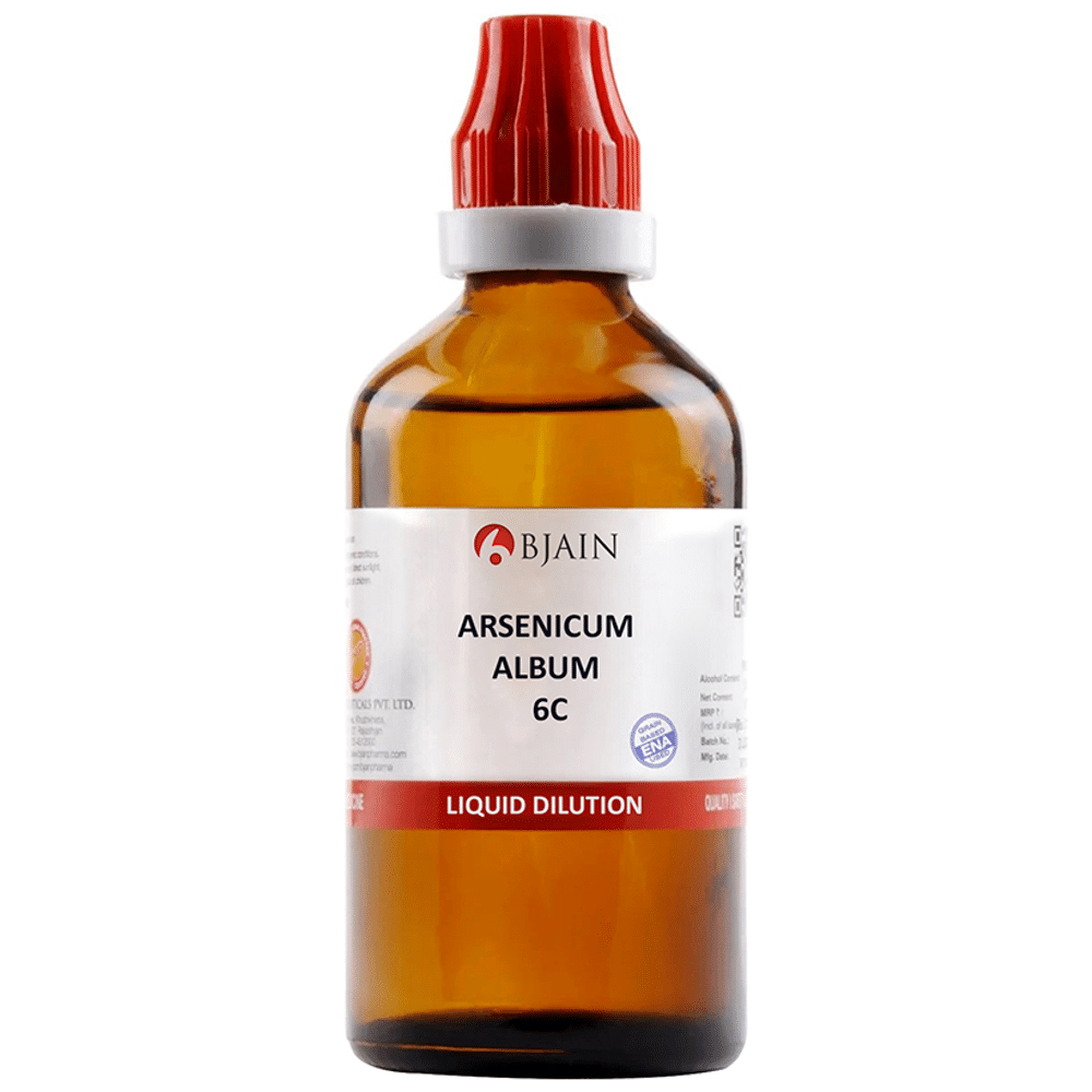 Bjain Arsenicum Album Dilution 6C Bjain Arsenicum Album Dilution 6C