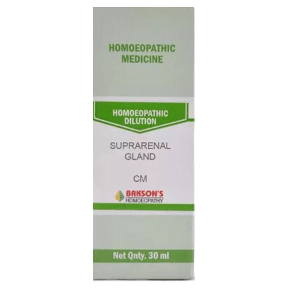 Bakson's Homeopathy Suprarenal Gland Dilution CM Bakson's Homeopathy Suprarenal Gland Dilution CM