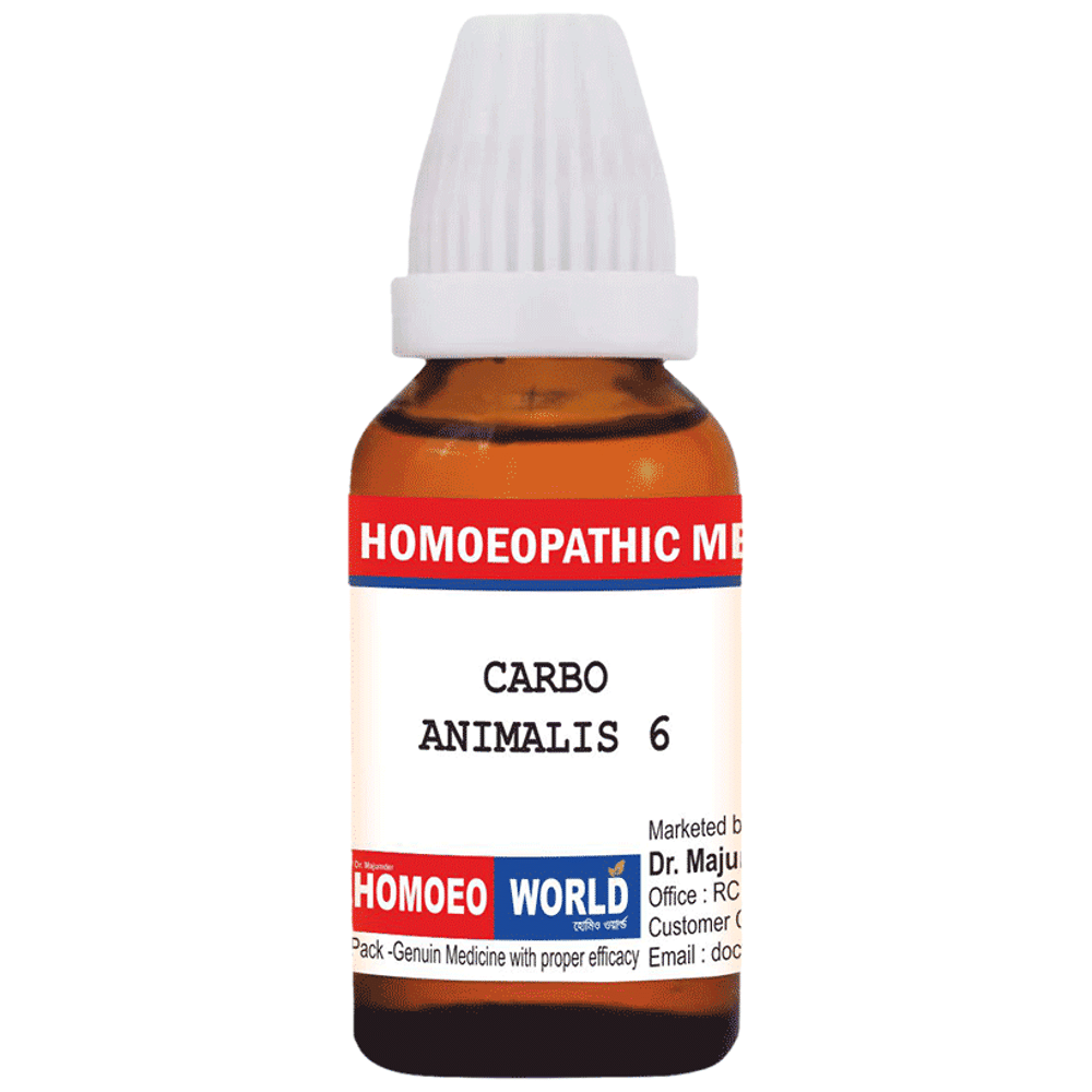 Dr. Majumder Homeo World Carbo Animalis Dilution (30ml Each) 6 CH Dr. Majumder Homeo World Carbo Animalis Dilution (30ml Each) 6 CH