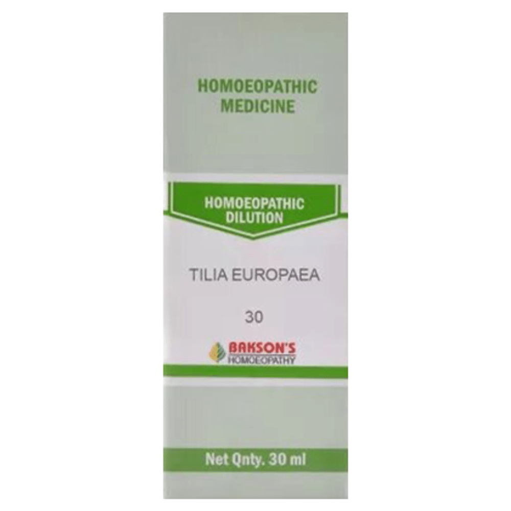 Bakson's Homeopathy Tilia Europaea Dilution 30 Bakson's Homeopathy Tilia Europaea Dilution 30