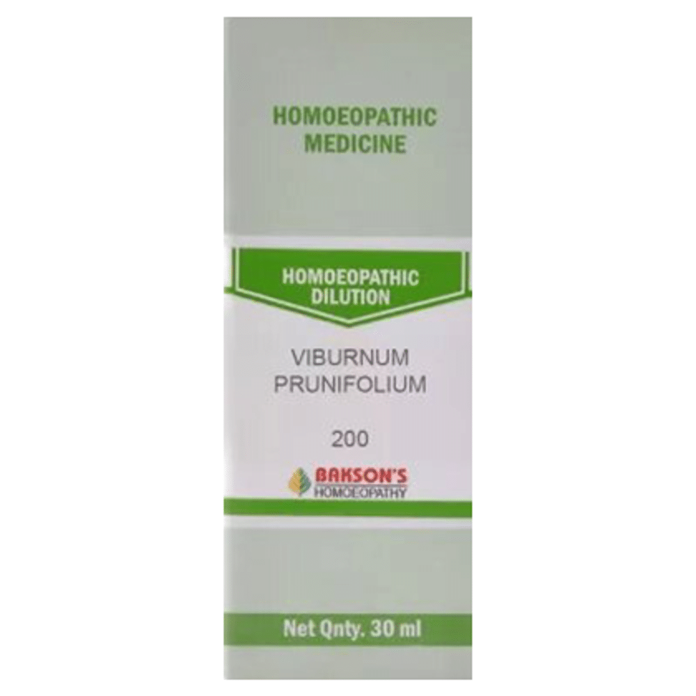 Bakson's Homeopathy Viburnum Prunifolium  Dilution 200