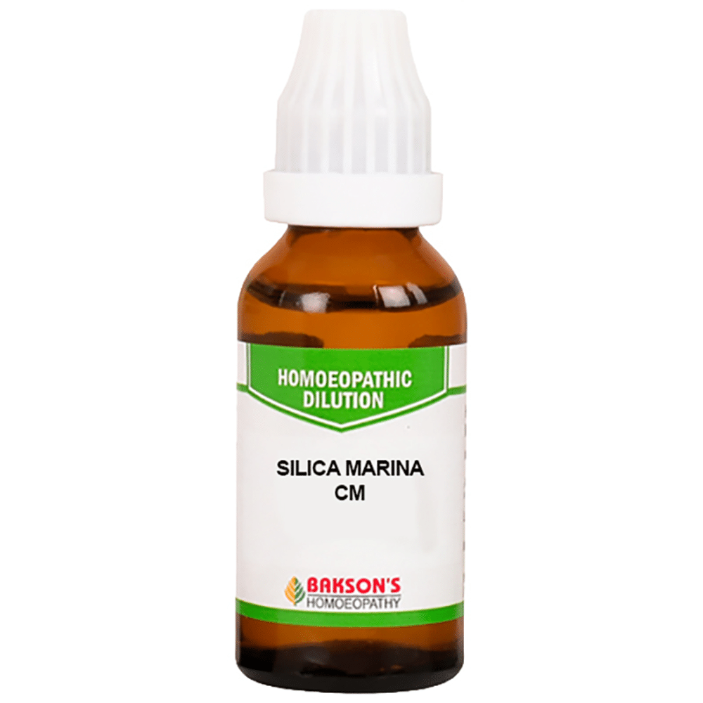 Bakson's Homeopathy Silica Marina Dilution CM Bakson's Homeopathy Silica Marina Dilution CM