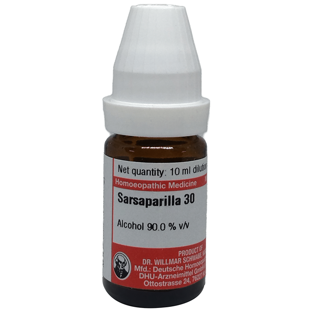 Dr Willmar Schwabe Germany Sarsaparilla Dilution 30 Dr Willmar Schwabe Germany Sarsaparilla Dilution 30