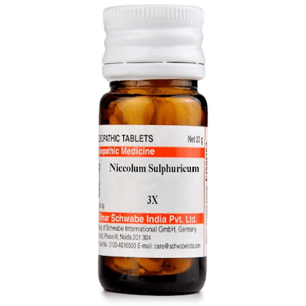 Dr Willmar Schwabe India Niccolum Sulphuricum Trituration Tablet 3X Dr Willmar Schwabe India Niccolum Sulphuricum Trituration Tablet 3X