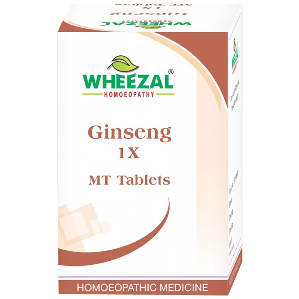 Wheezal Ginseng 1X MT Tablet Wheezal Ginseng 1X MT Tablet
