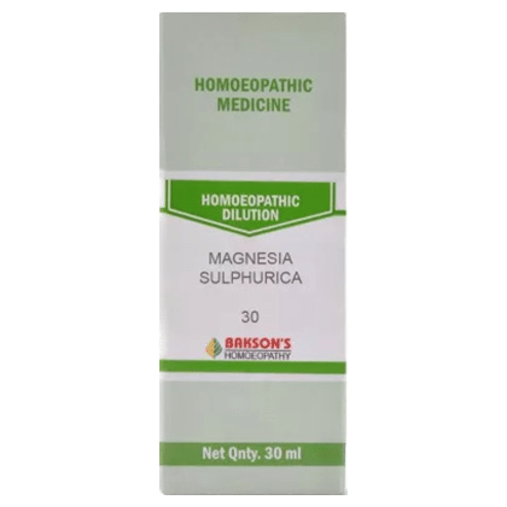 Bakson's Homeopathy Magnesia Sulphurica Dilution 30