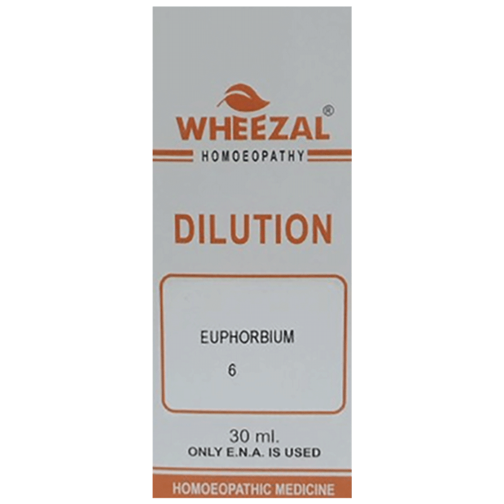 Wheezal Euphorbium Dilution 6 Wheezal Euphorbium Dilution 6