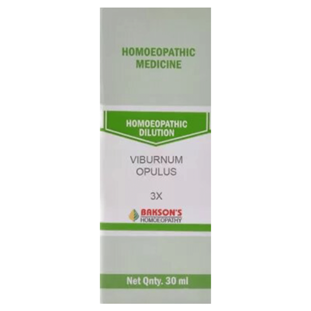 Bakson's Homeopathy Viburnum Opulus Dilution 3X