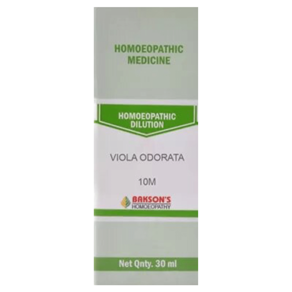 Bakson's Homeopathy Viola Odorata Dilution 10M Bakson's Homeopathy Viola Odorata Dilution 10M