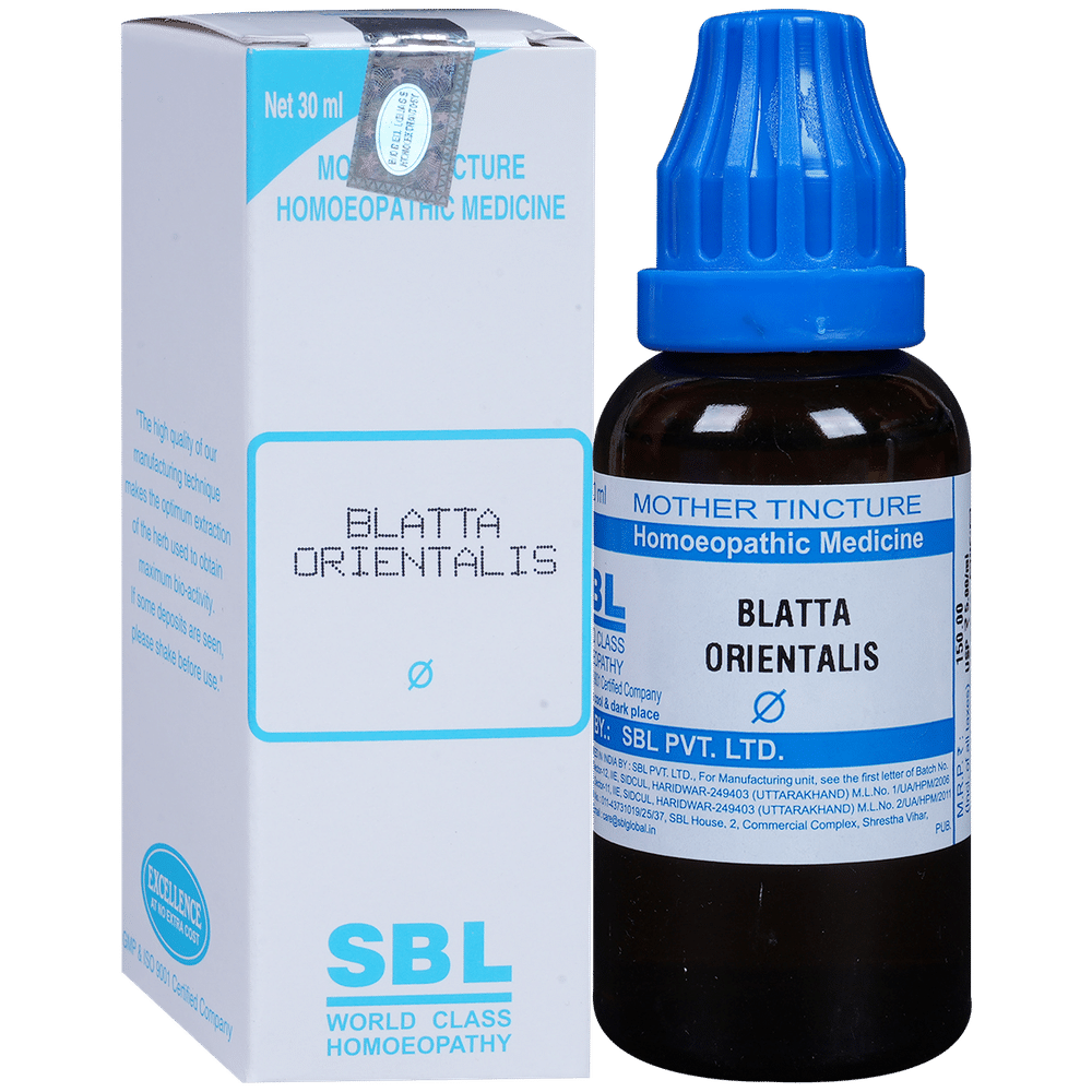 SBL Blatta Orientalis Mother Tincture Q SBL Blatta Orientalis Mother Tincture Q