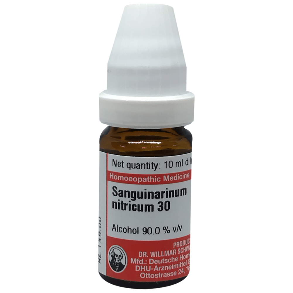 Dr Willmar Schwabe Germany Sanguinaria Nitricum Dilution 30 Dr Willmar Schwabe Germany Sanguinaria Nitricum Dilution 30