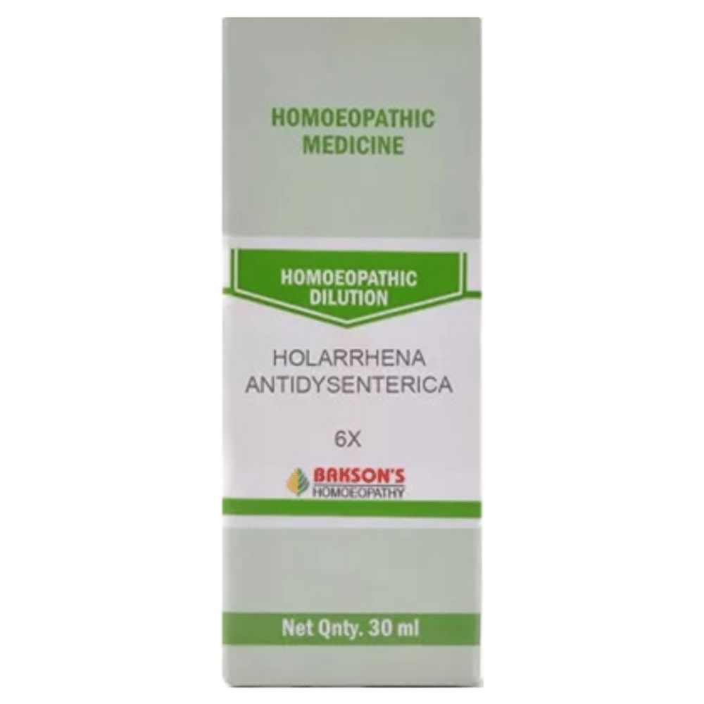 Bakson's Homeopathy Holarrhena Antidysenterica Dilution 6X Bakson's Homeopathy Holarrhena Antidysenterica Dilution 6X