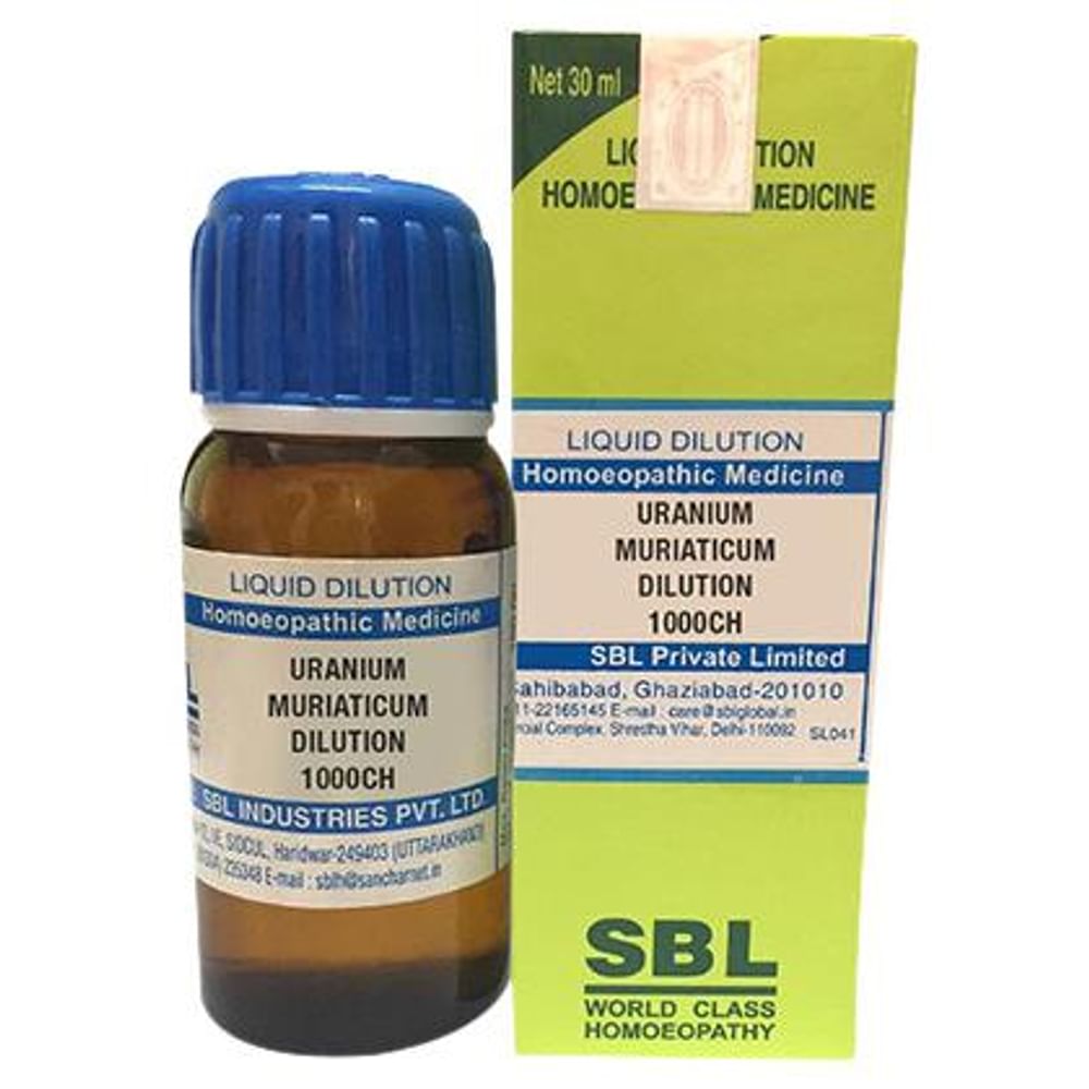 SBL Uranium Muriaticum Dilution 1000 CH