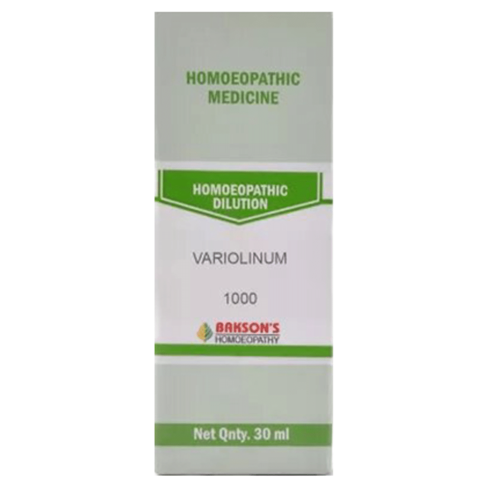 Bakson's Homeopathy Variolinum Dilution 1000 CH Bakson's Homeopathy Variolinum Dilution 1000 CH