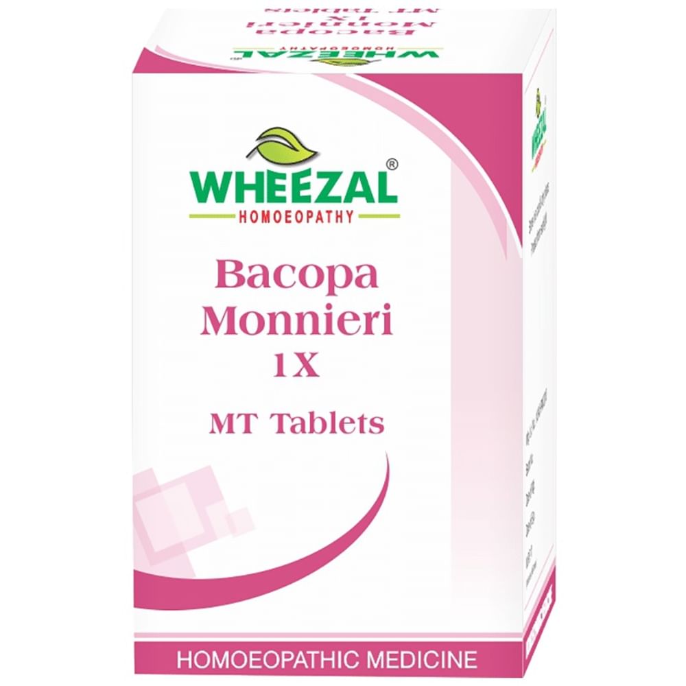 Wheezal Bacopa Monnieri 1X MT Tablet Wheezal Bacopa Monnieri 1X MT Tablet