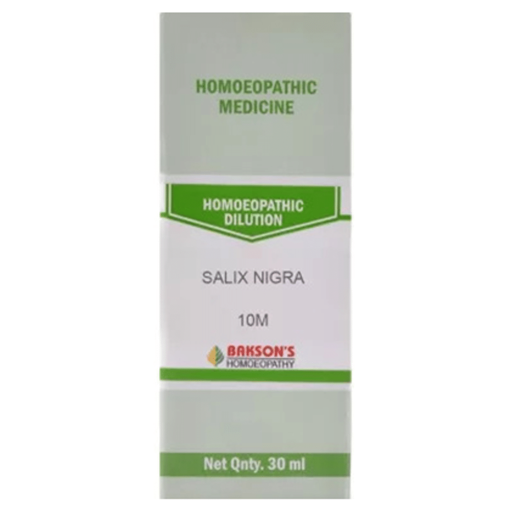 Bakson's Homeopathy Salix Nigra Dilution 10M Bakson's Homeopathy Salix Nigra Dilution 10M