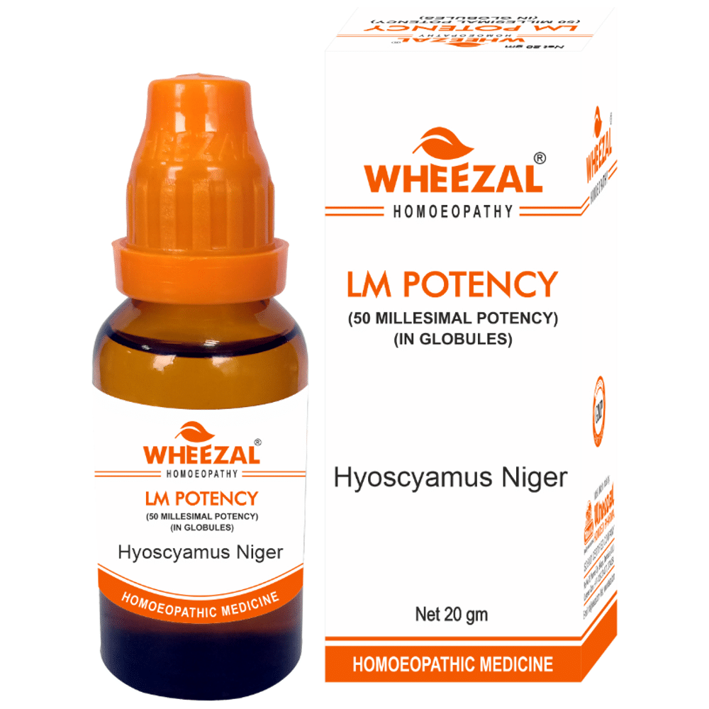 Wheezal Hyoscyamus Niger Globules 0/15 LM Wheezal Hyoscyamus Niger Globules 0/15 LM