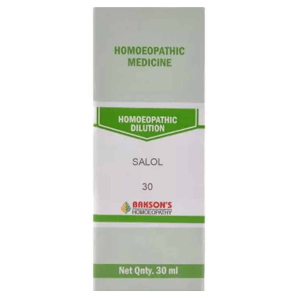 Bakson's Homeopathy Salol Dilution 30 Bakson's Homeopathy Salol Dilution 30
