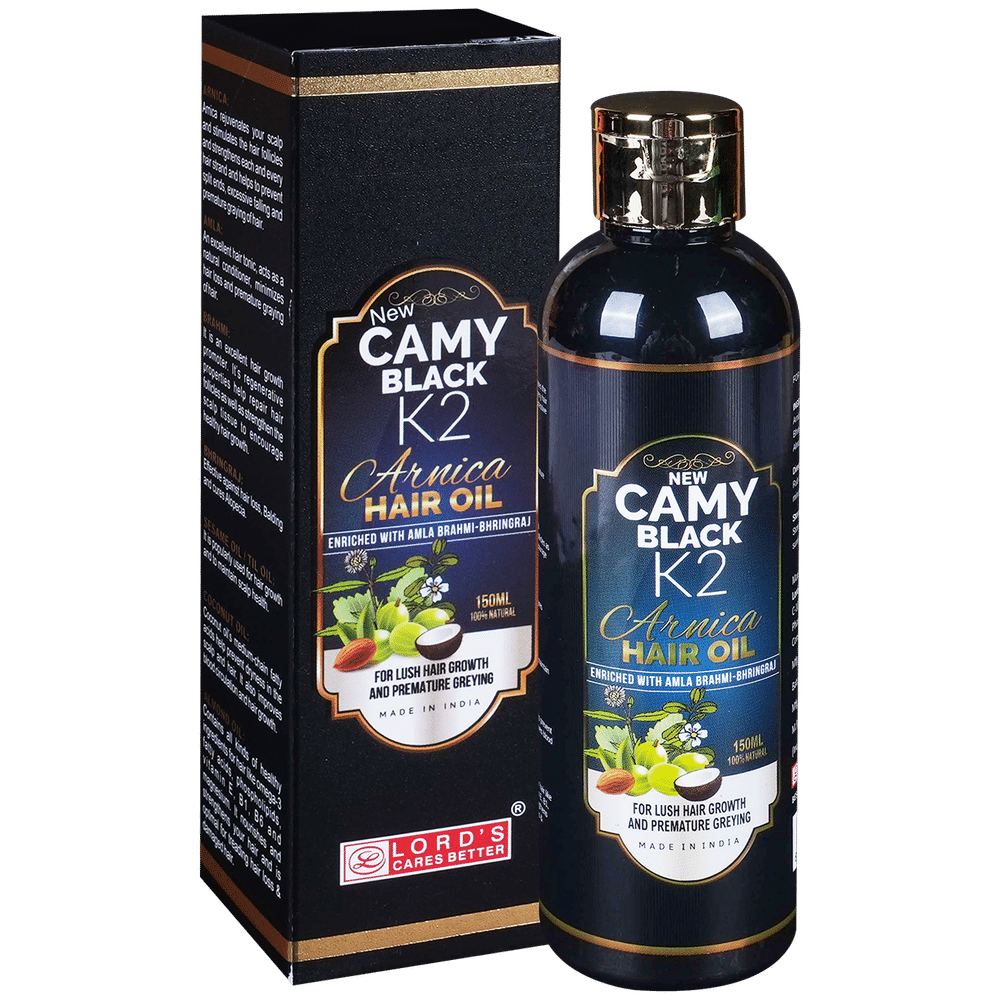 Lord's Camy Black K2 Arnica Hair Oil Lord's Camy Black K2 Arnica Hair Oil