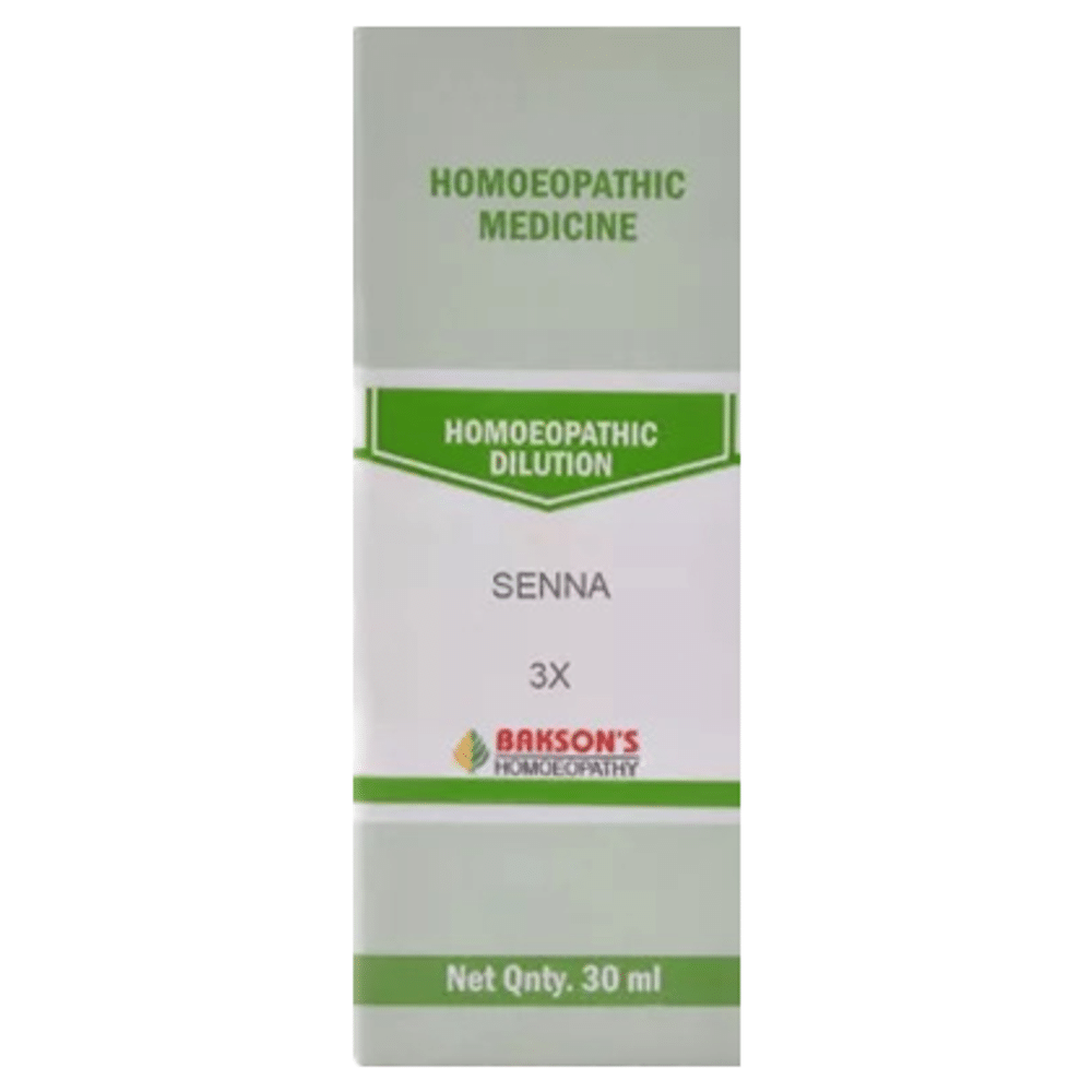 Bakson's Homeopathy Senna Dilution 3X