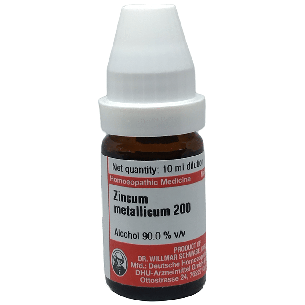 Dr Willmar Schwabe Germany Zincum Metallicum Dilution 200 Dr Willmar Schwabe Germany Zincum Metallicum Dilution 200