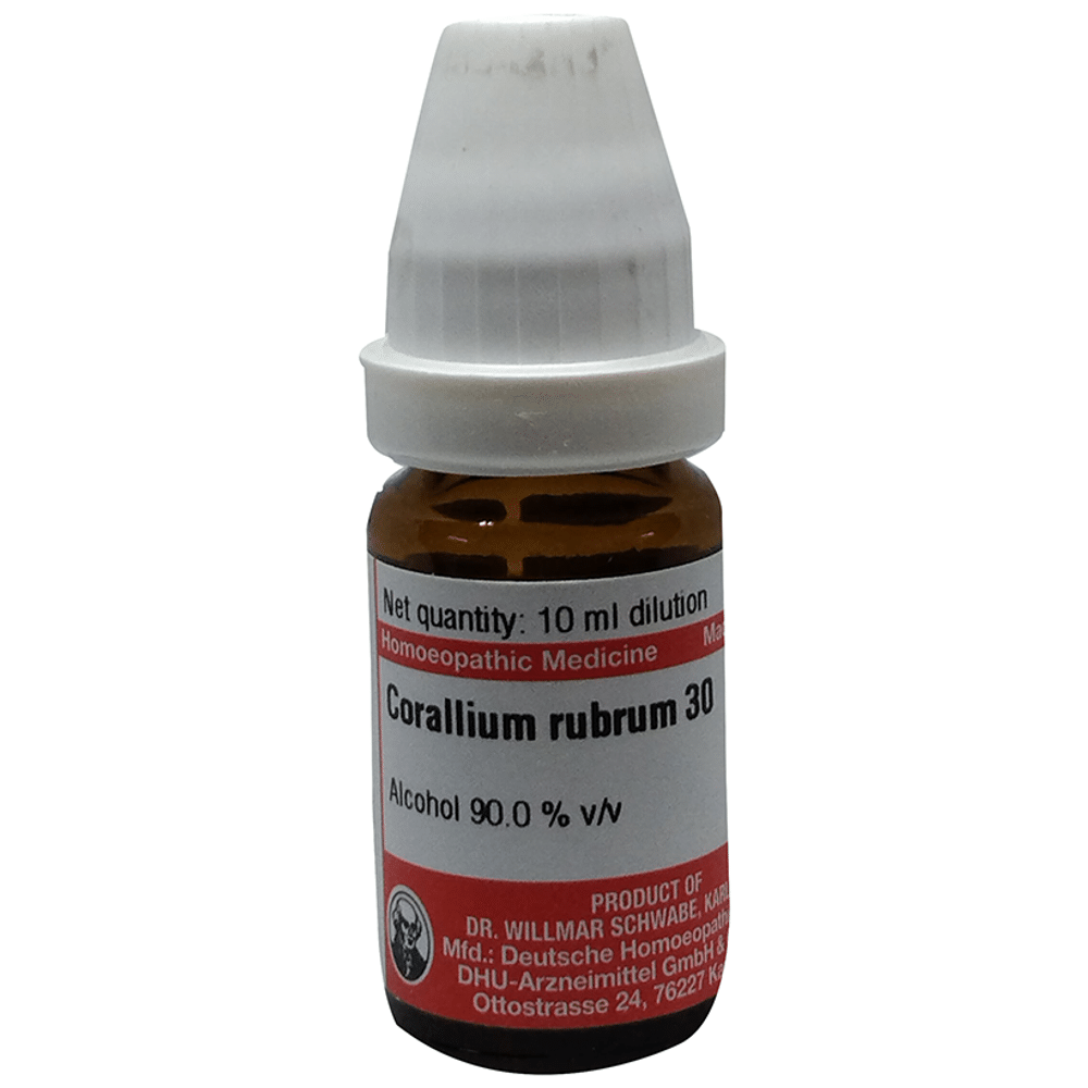 Dr Willmar Schwabe Germany Corallium Rubrum Dilution 30 Dr Willmar Schwabe Germany Corallium Rubrum Dilution 30