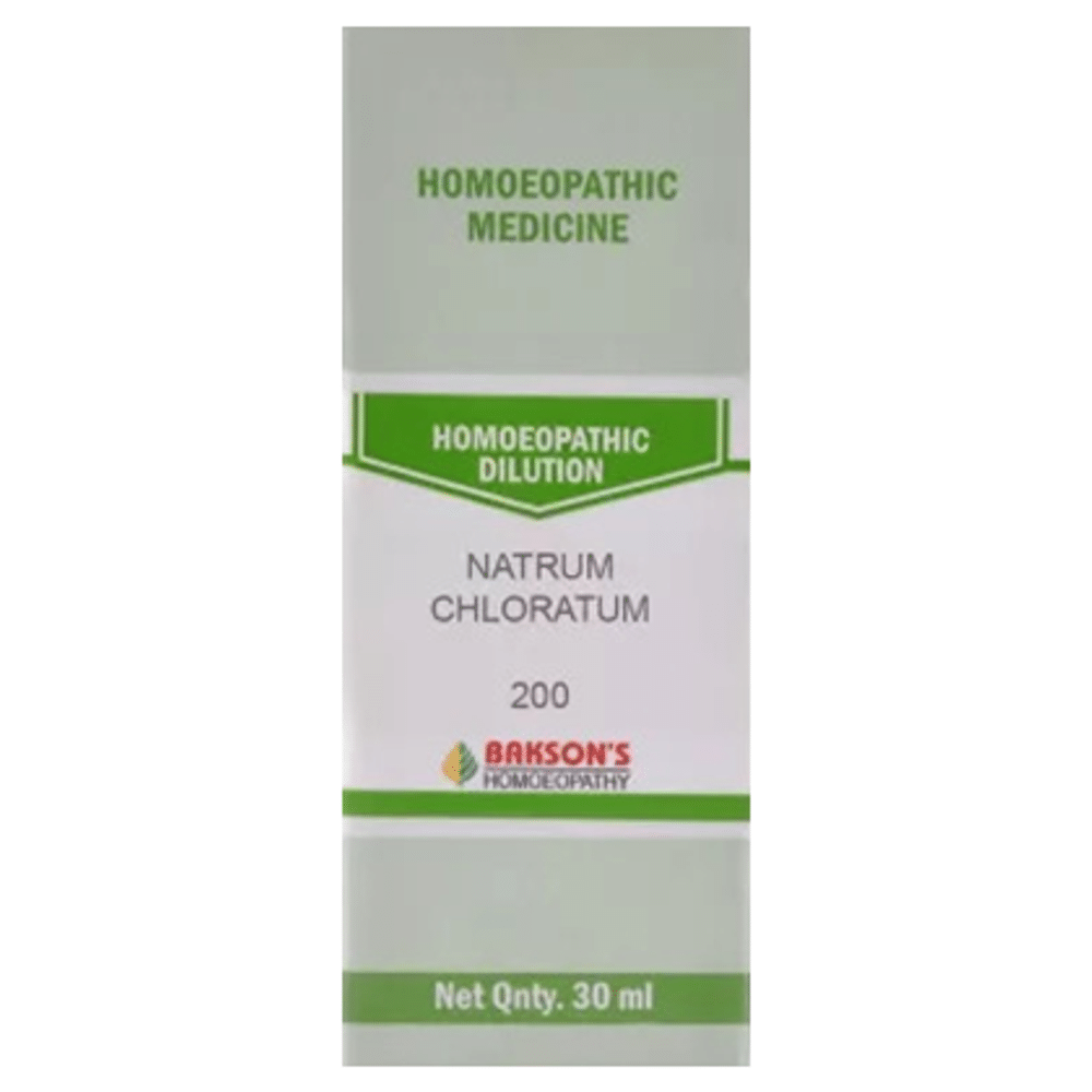 Bakson's Homeopathy Natrum Chloratum Dilution 200