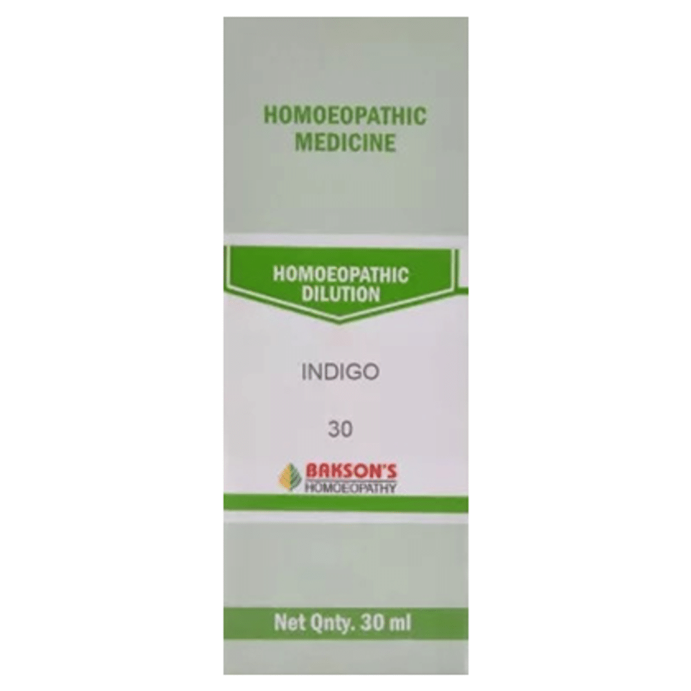 Bakson's Homeopathy Indigo Dilution 30