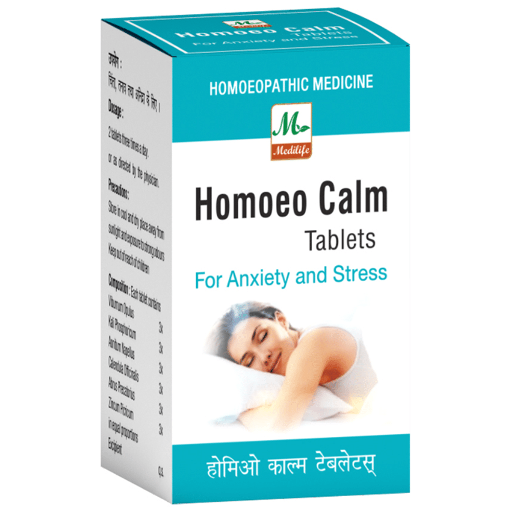 Medilife Homoeo Calm Tablet (25gm Each) Medilife Homoeo Calm Tablet (25gm Each)