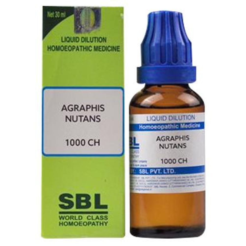 SBL Agraphis Nutans Dilution 1000 CH SBL Agraphis Nutans Dilution 1000 CH