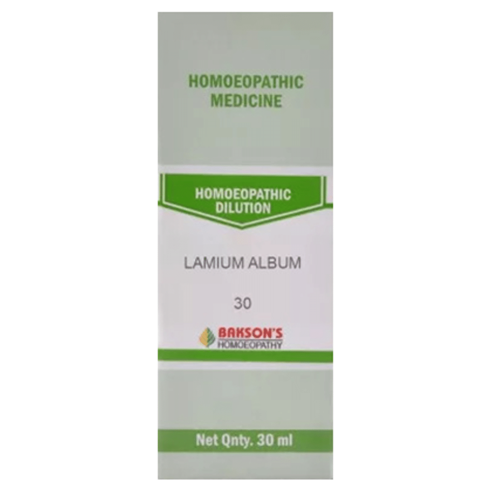 Bakson's Homeopathy Lamium Album Dilution 30 Bakson's Homeopathy Lamium Album Dilution 30