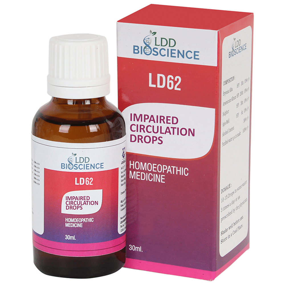 LDD Bioscience LD 62 Impaired Circulation Drop LDD Bioscience LD 62 Impaired Circulation Drop