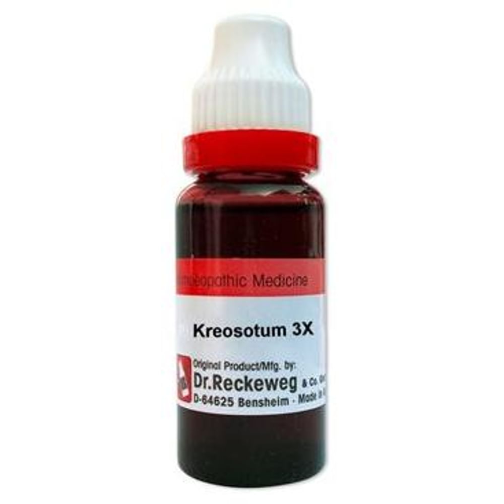 Dr. Reckeweg Kreosotum 3X Mother Tincture Q Dr. Reckeweg Kreosotum 3X Mother Tincture Q