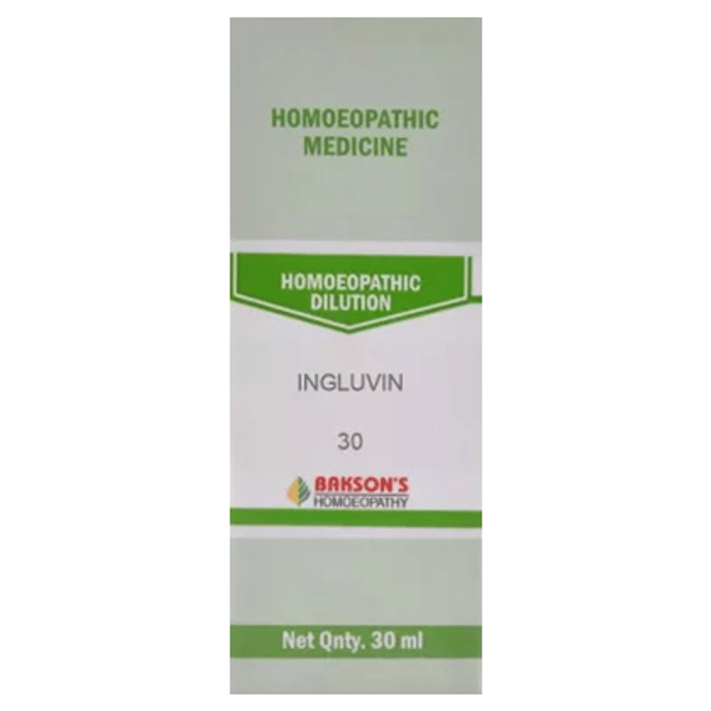 Bakson's Homeopathy Ingluvin Dilution 30