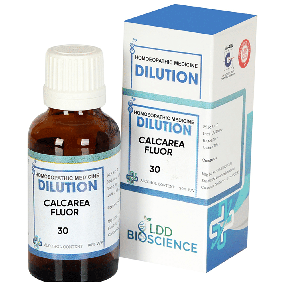 LDD Bioscience Calcarea Fluor Dilution 30 LDD Bioscience Calcarea Fluor Dilution 30