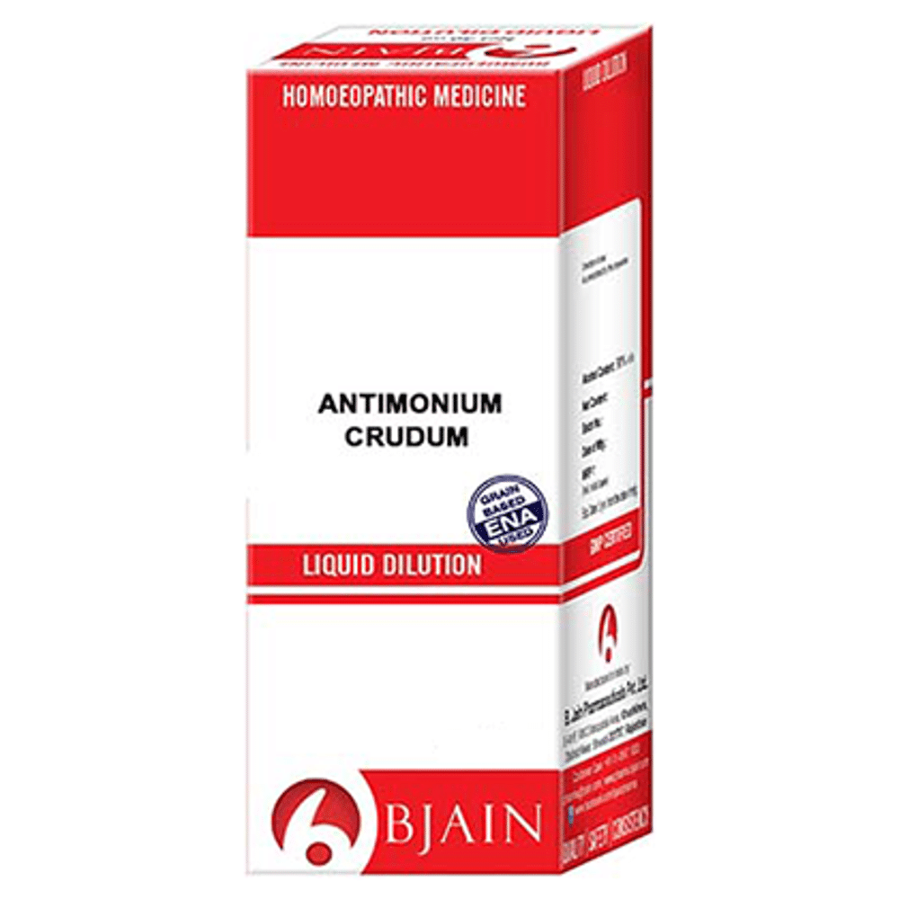 Bjain Antimonium Crudum Dilution 10M CH Bjain Antimonium Crudum Dilution 10M CH