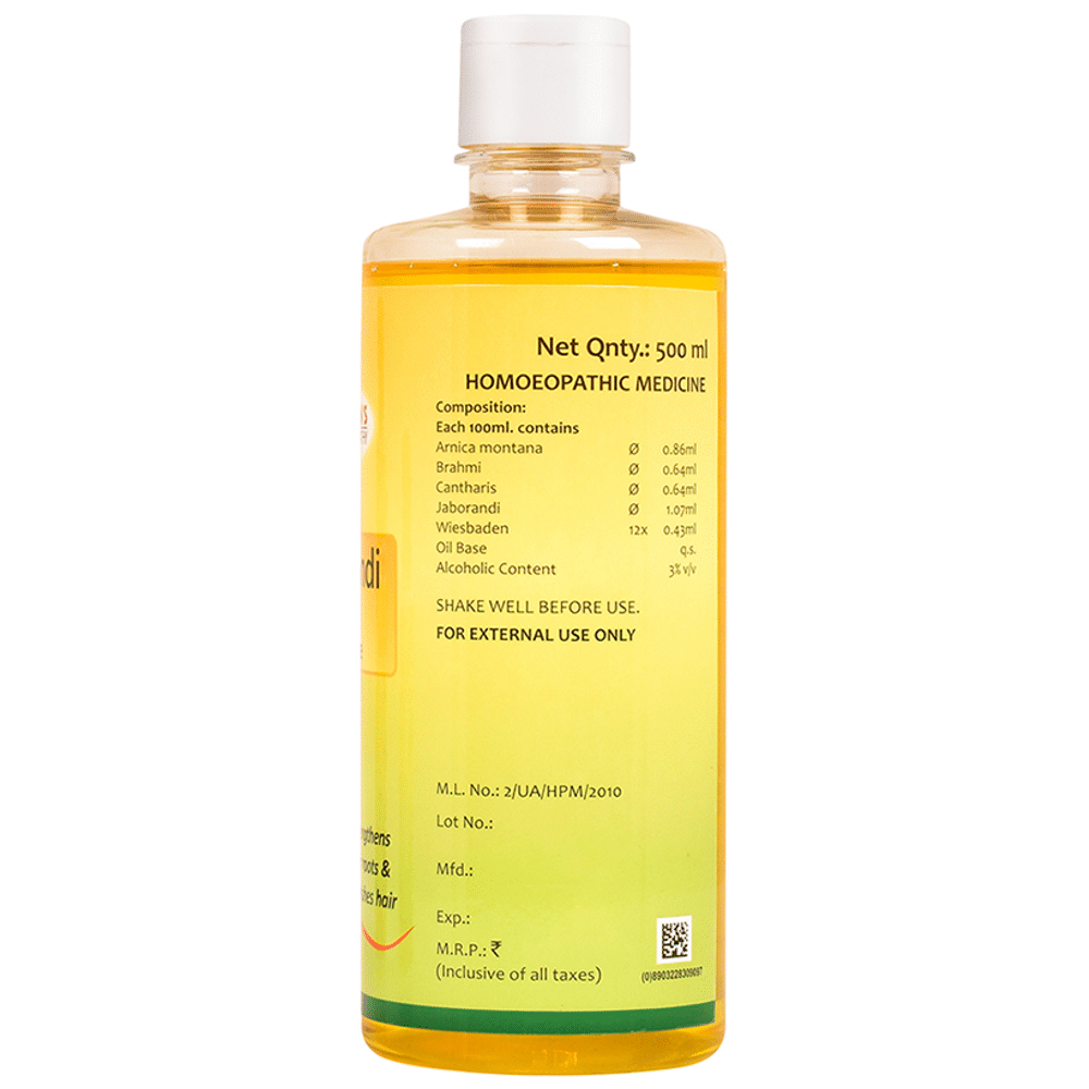 Bakson's Homeopathy Jaborandi Aid Hair Care Oil Bakson's Homeopathy Jaborandi Aid Hair Care Oil