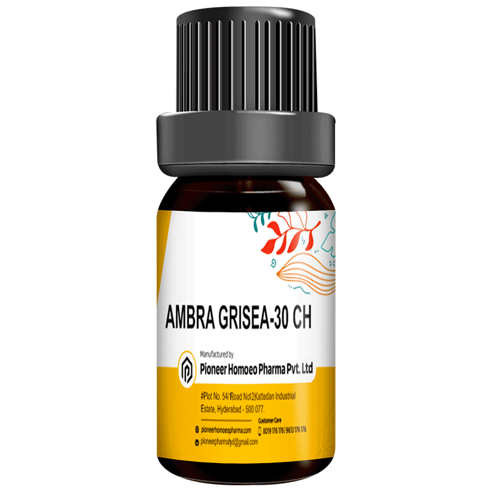 Pioneer Pharma Ambra Grisea Globules Pellets Multidose Pills 30 CH Pioneer Pharma Ambra Grisea Globules Pellets Multidose Pills 30 CH