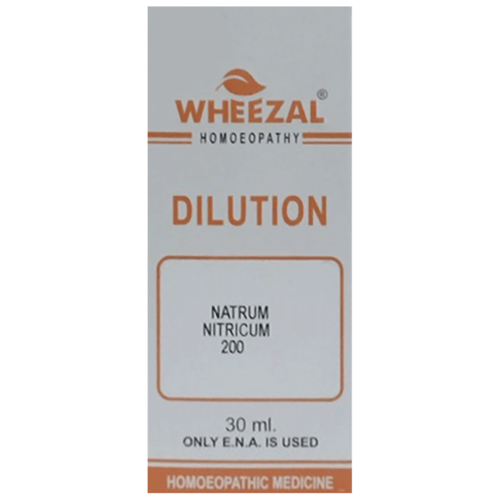 Wheezal Natrum Nitricum Dilution 200 Wheezal Natrum Nitricum Dilution 200
