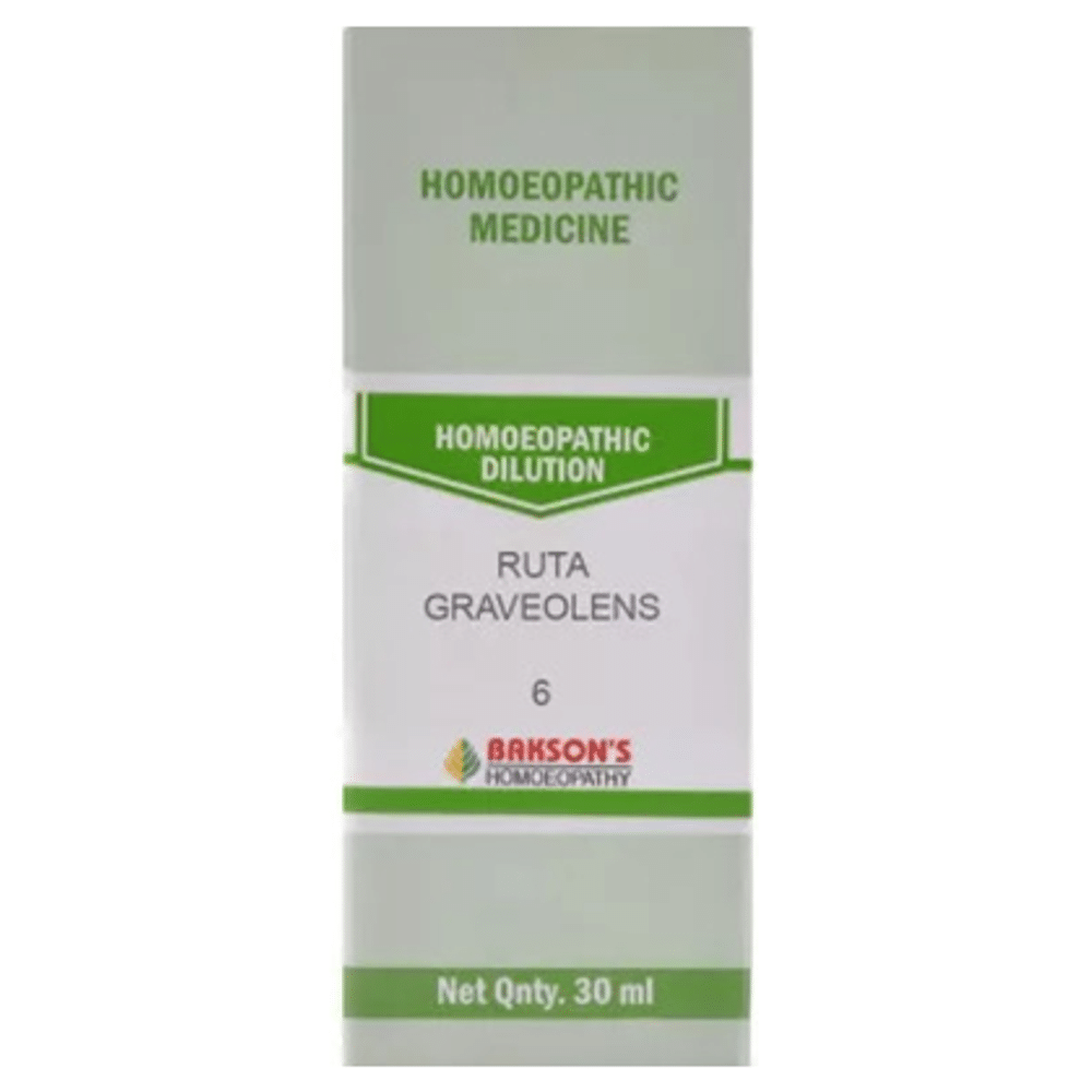 Bakson's Homeopathy Ruta Graveolens Dilution 6 Bakson's Homeopathy Ruta Graveolens Dilution 6