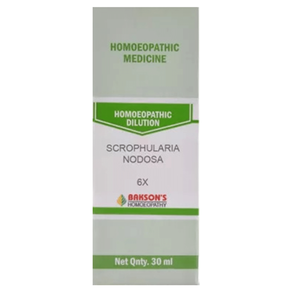 Bakson's Homeopathy Scrophularia Nodosa Dilution 6X Bakson's Homeopathy Scrophularia Nodosa Dilution 6X