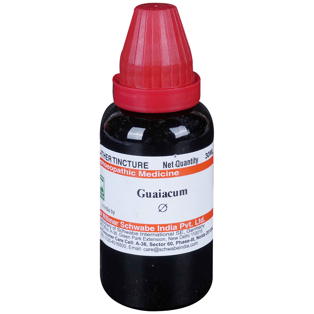 Dr Willmar Schwabe India Guaiacum Mother Tincture Q Dr Willmar Schwabe India Guaiacum Mother Tincture Q