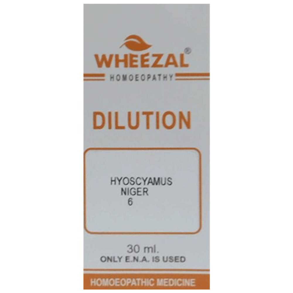 Wheezal Hyoscyamus Niger Dilution 6 Wheezal Hyoscyamus Niger Dilution 6