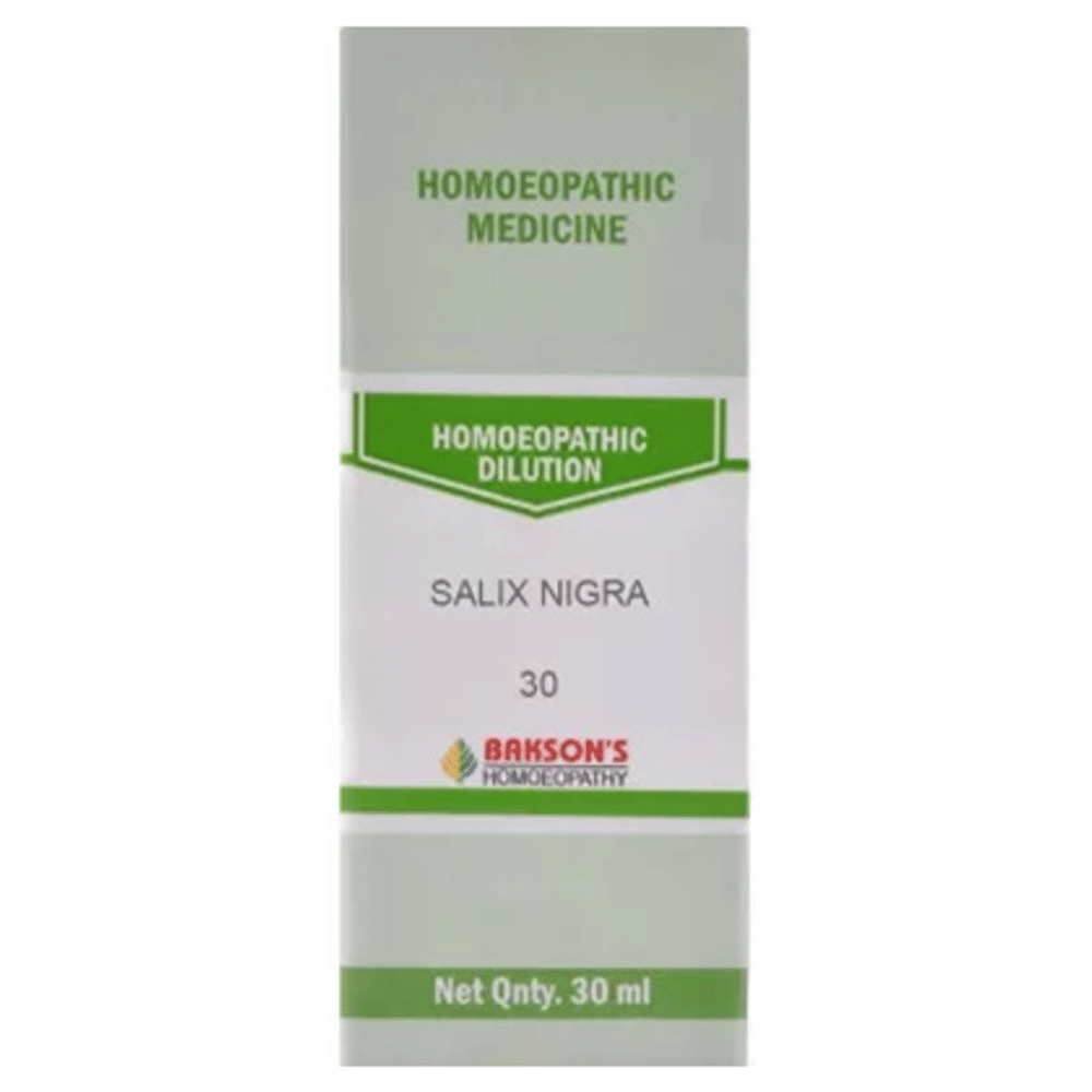 Bakson's Homeopathy Salix Nigra Dilution 30 Bakson's Homeopathy Salix Nigra Dilution 30