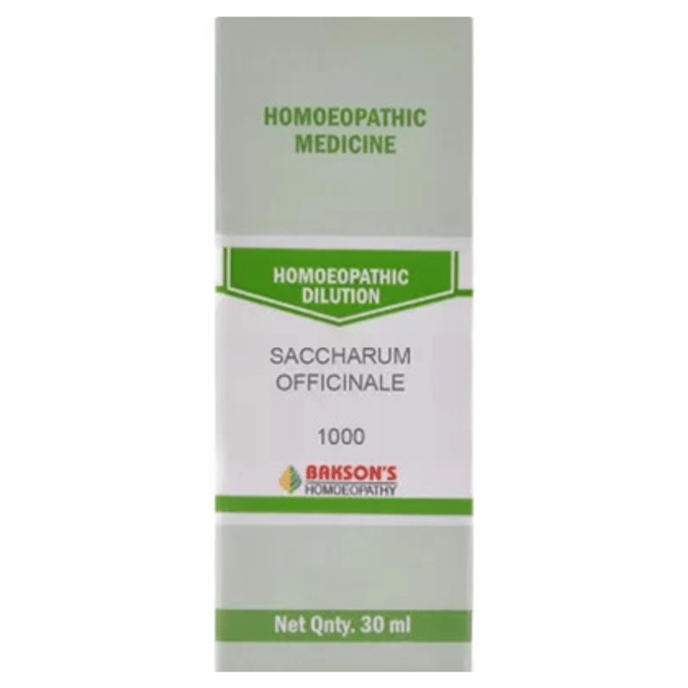 Bakson's Homeopathy Saccharum Officinale Dilution 1000 CH Bakson's Homeopathy Saccharum Officinale Dilution 1000 CH