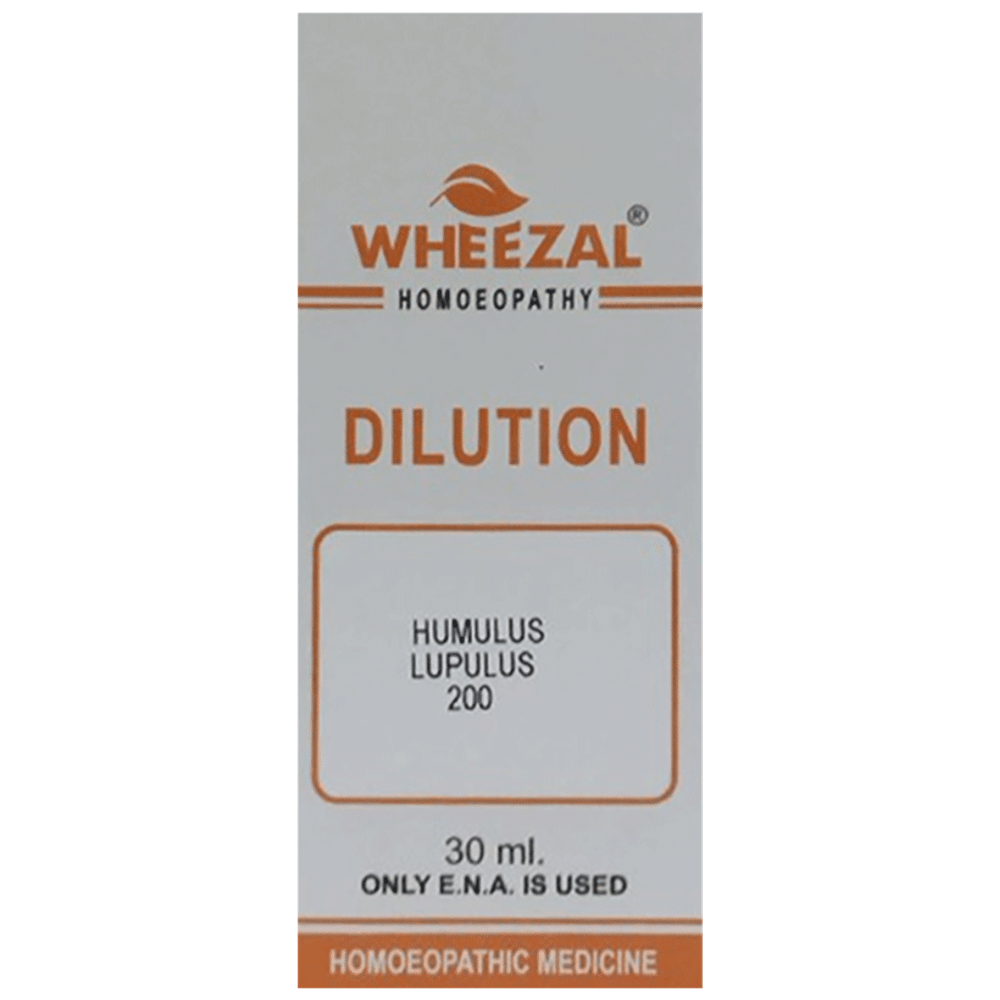 Wheezal Humulus Lupulus Dilution 200 Wheezal Humulus Lupulus Dilution 200