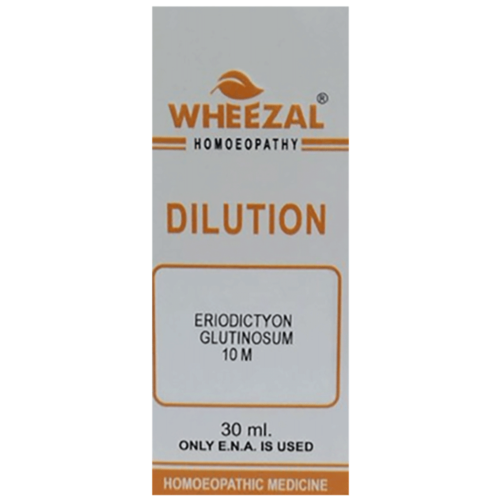 Wheezal Eriodictyon Glutinosum Dilution 10M Wheezal Eriodictyon Glutinosum Dilution 10M